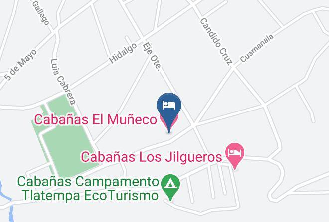 Zacatlan - Cabanas El Muneco Maps