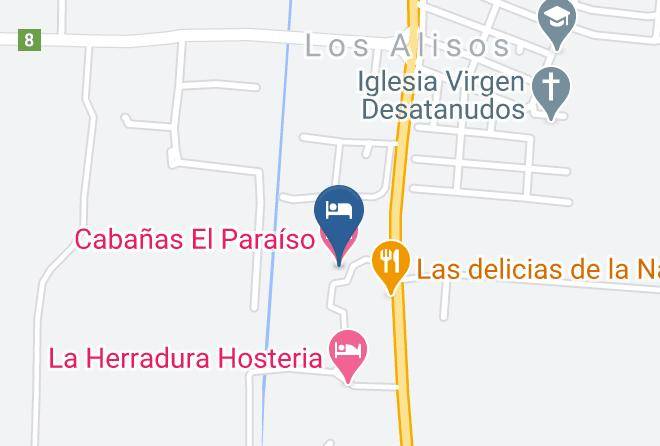 San Antonio - Cabanas El Paraiso Maps