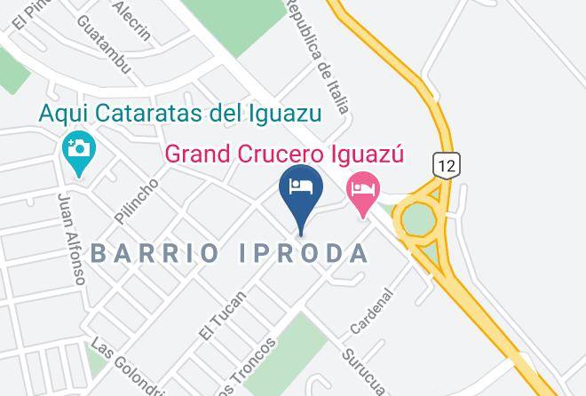 Puerto Esperanza - Cabanas El Pindo Maps