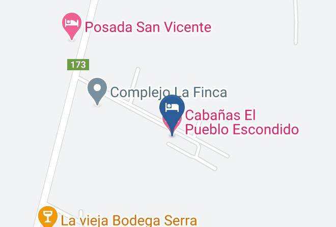 San Rafael - Cabanas El Pueblo Escondido Maps