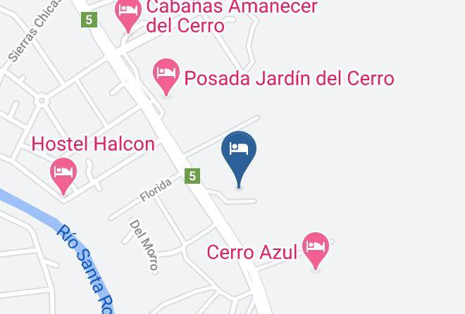 Calamuchita Department - Cabanas El Quebracho Maps