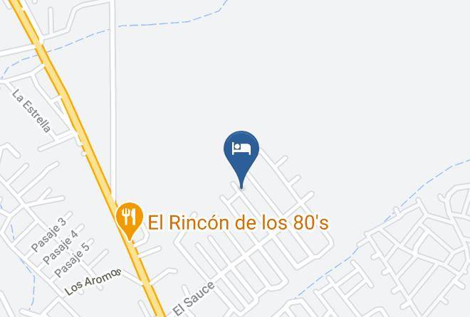 San Antonio Province - Cabanas El Sauce En Isla Negra Maps