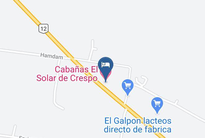 Parana - Cabanas El Solar De Crespo Maps