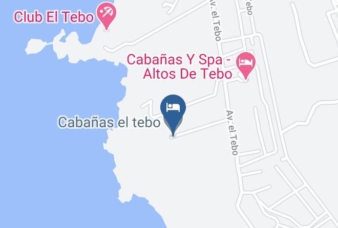 Valparaiso Province - Cabanas El Tebo Maps