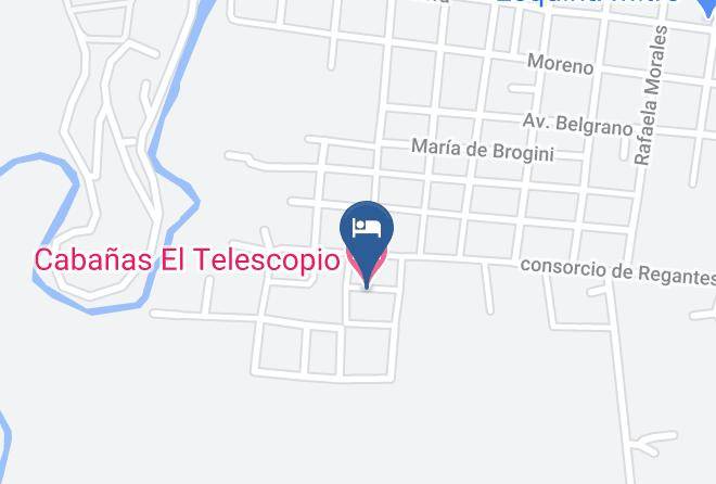 Santa Rosa Dellara - Cabanas El Telescopio Maps
