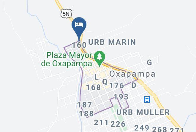 Oxapampa - Cabanas El Trapiche Oxapampa Maps