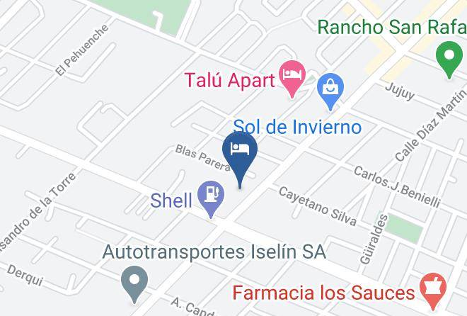 San Rafael - Cabanas El Valle Maps