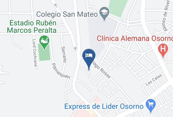 Osorno Province - Cabanas El Vergel Maps