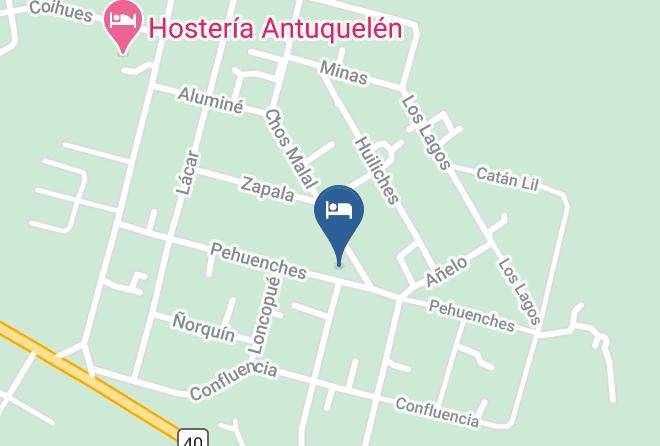 Villa La Angostura - Cabanas El Viejo Marquez Maps