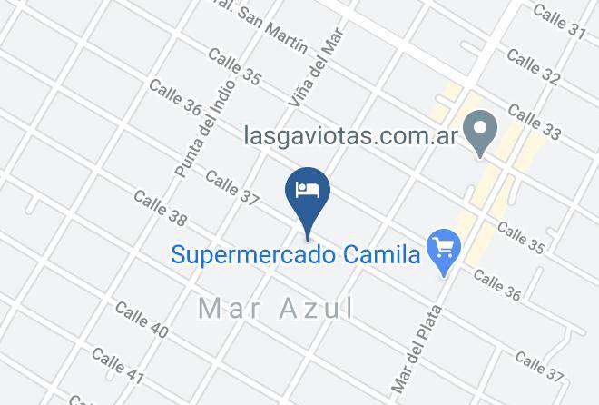 Villa Gesell - Cabanas Empedrada Maps