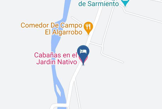 San Francisco Del Monte De Oro - Cabanas En El Jardin Nativo Maps