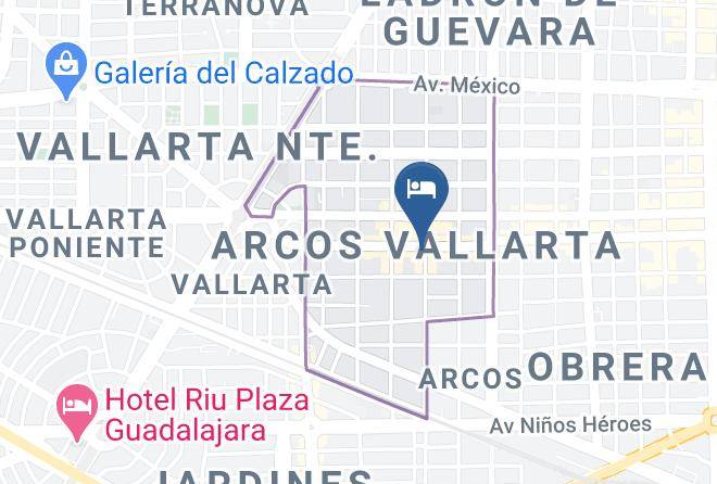 Guadalajara - Cabanas En Mazamitla Maps