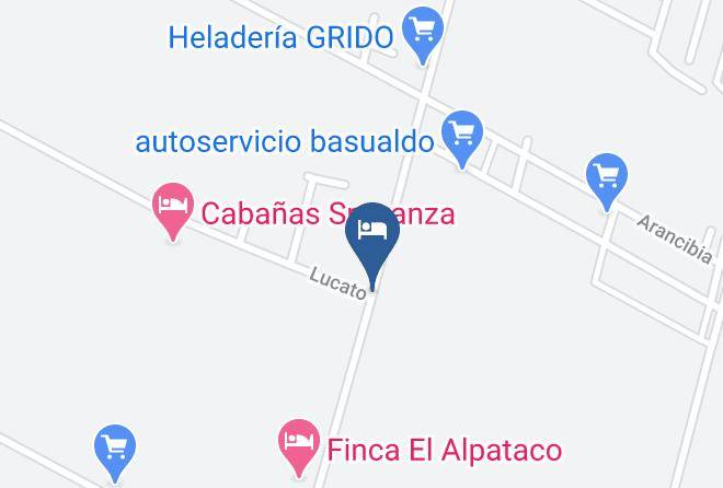 San Rafael - Cabanas En San Rafael Rincon Azul Maps