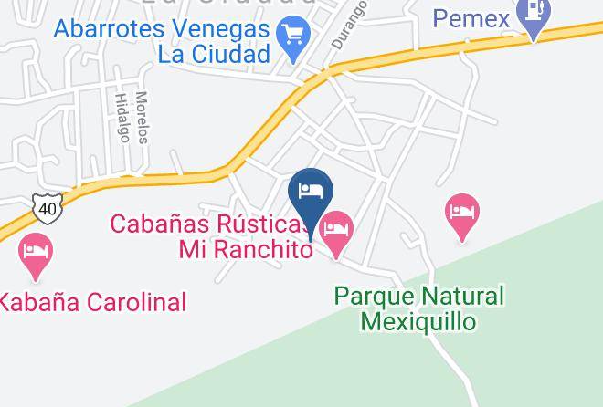 Pueblo Nuevo - Cabanas Encanto De La Montana Maps