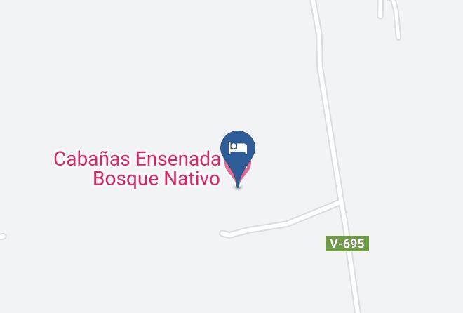 Llanquihue Province - Cabanas Ensenada Bosque Nativo Maps