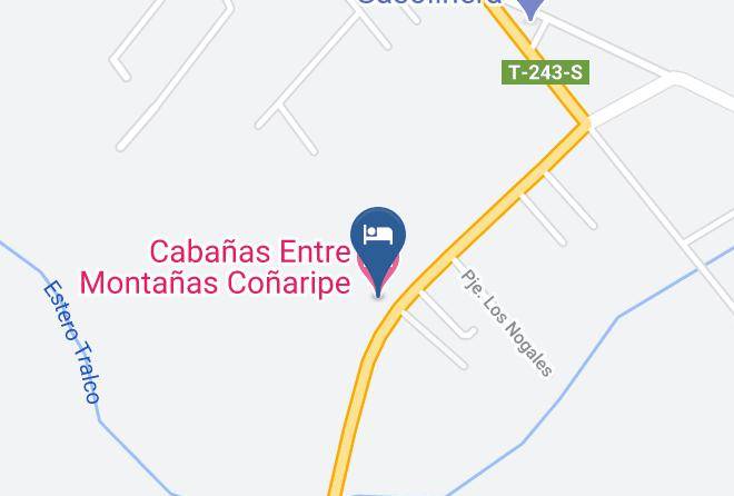 Valdivia Province - Cabanas Entre Montanas Conaripe Maps