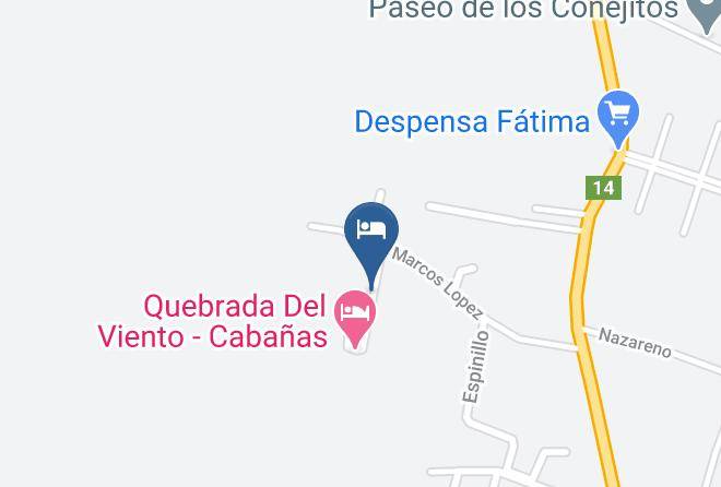 San Javier Department - Cabanas Entre Verde Maps