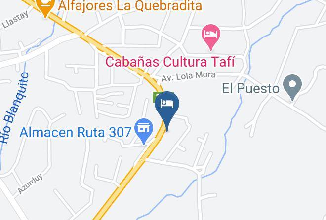 Tafi Del Valle - Cabanas Ernes Huasi Maps