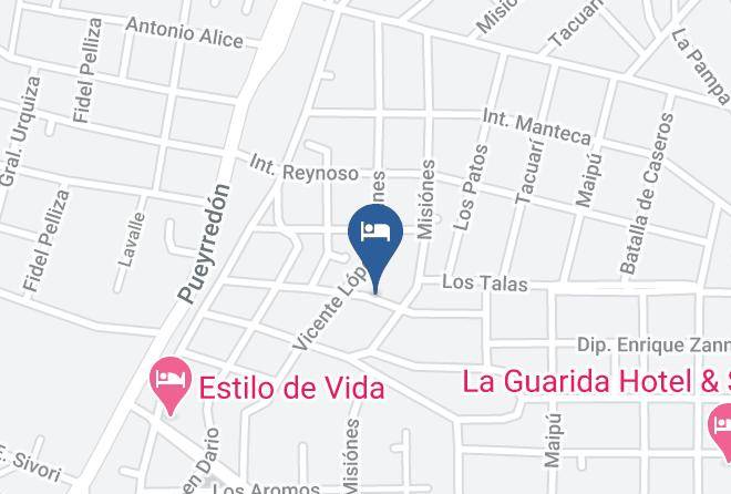 Punilla Department - Cabanas Espacio Infinito Maps