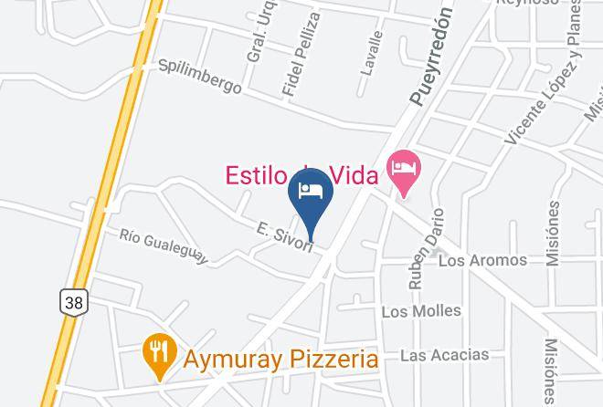 Punilla Department - Cabanas Estrella Del Alma Maps