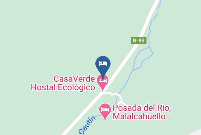 Malleco Province - Cabanas Faldas Del Lonquimay Maps
