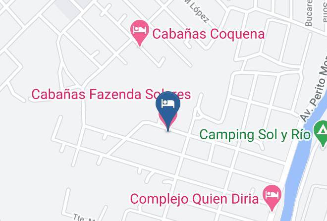 Punilla Department - Cabanas Fazenda Solares Maps