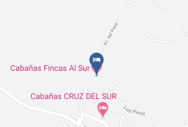 Villa Gesell - Cabanas Fincas Al Sur Maps