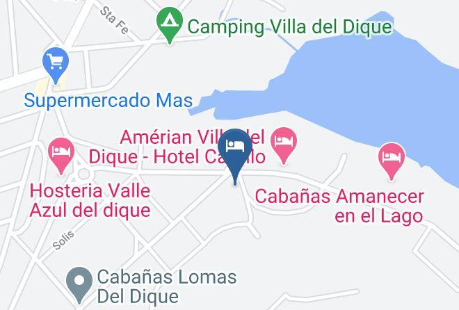 Calamuchita Department - Cabanas Foxes Maps