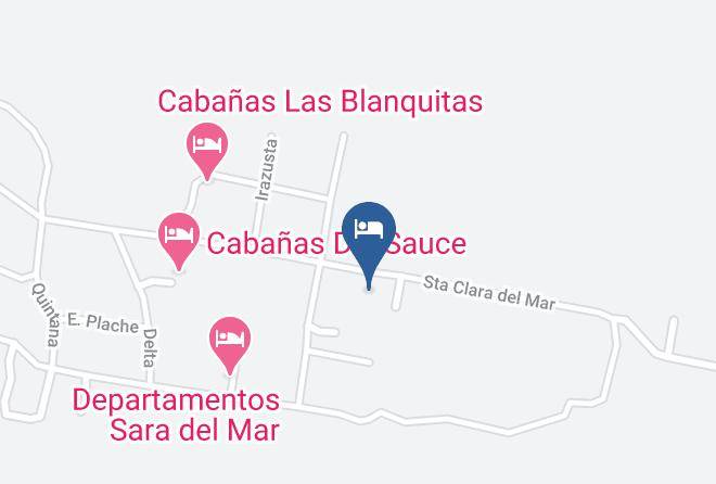 Monte Hermoso - Cabanas Franco Maps