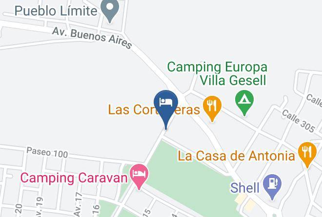 Villa Gesell - Cabanas Gesell Maps