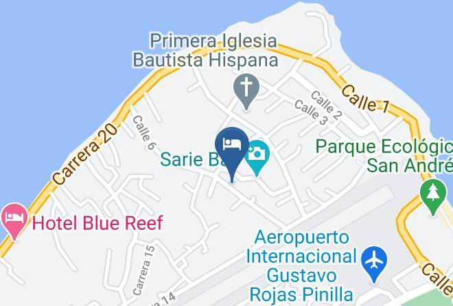 San Andres - Cabanas Green Yard Maps