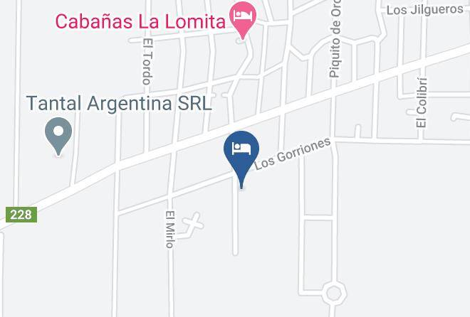Calamuchita Department - Cabanas Guadalquivir Maps