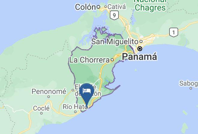 San Carlos - Cabanas Guicci Resort Maps