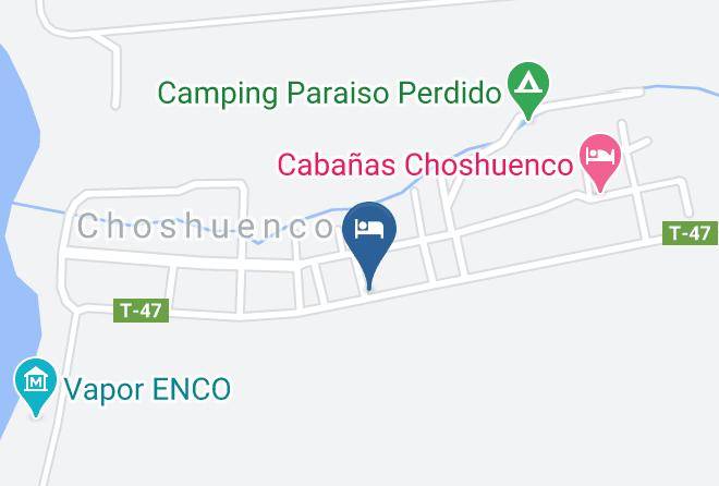 Valdivia Province - Cabanas Hadas Del Lago Maps