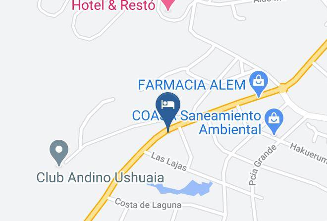 Ushuaia - Cabanas Hannus Maps
