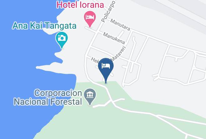 Easter Island - Cabanas Hatutini Maps