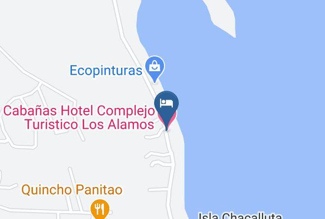 Llanquihue Province - Cabanas Hotel Complejo Turistico Los Alamos Maps