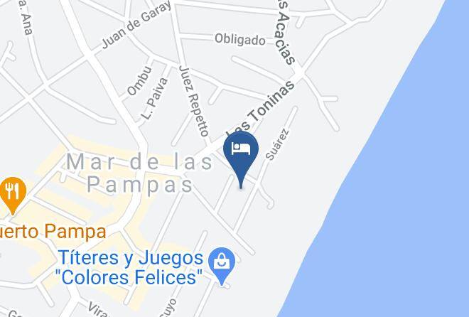Villa Gesell - Cabanas Huanquelen Maps