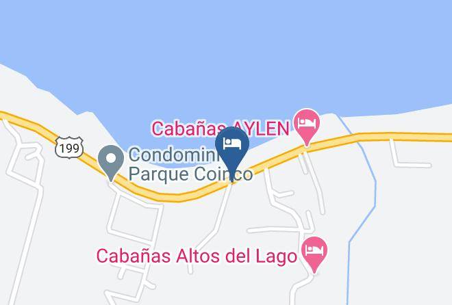 Cautin Province - Cabanas Hueney Maps