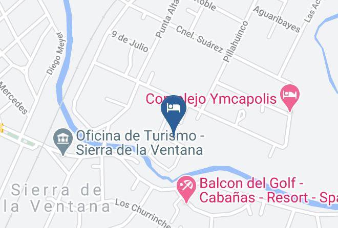 Tornquist - Cabanas Hueney Ruca Maps