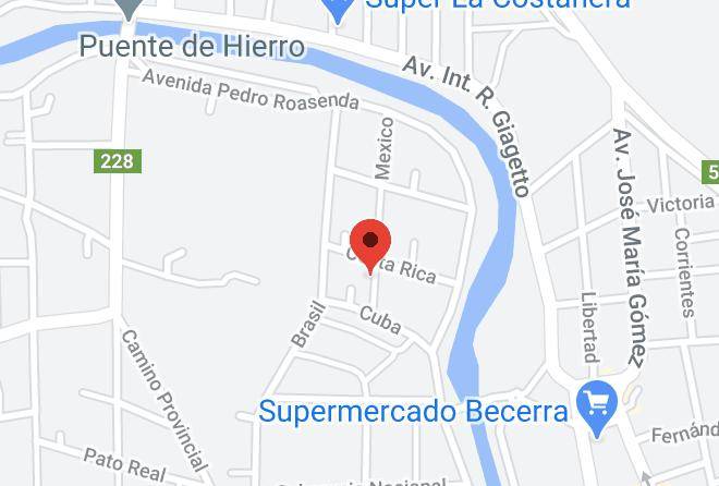 Calamuchita Department - Cabanas Hugla Maps