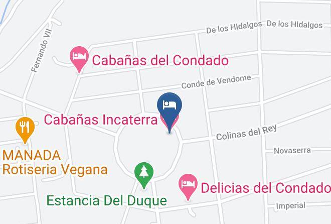 Punilla Department - Cabanas Incaterra Maps