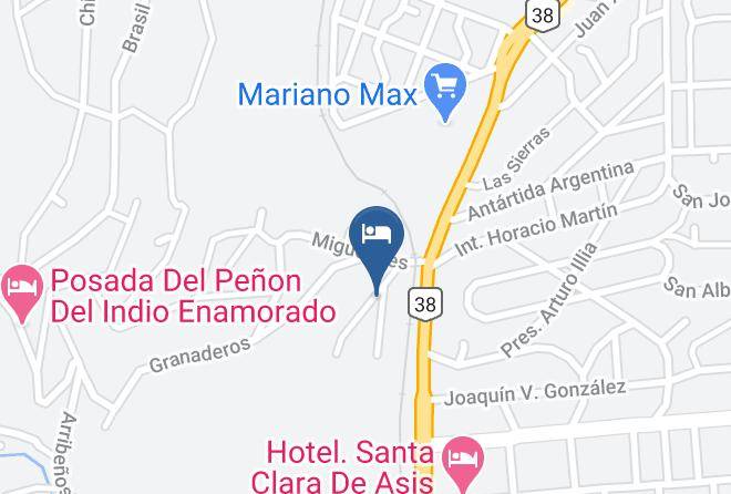 Punilla Department - Cabanas Incayuyo Maps