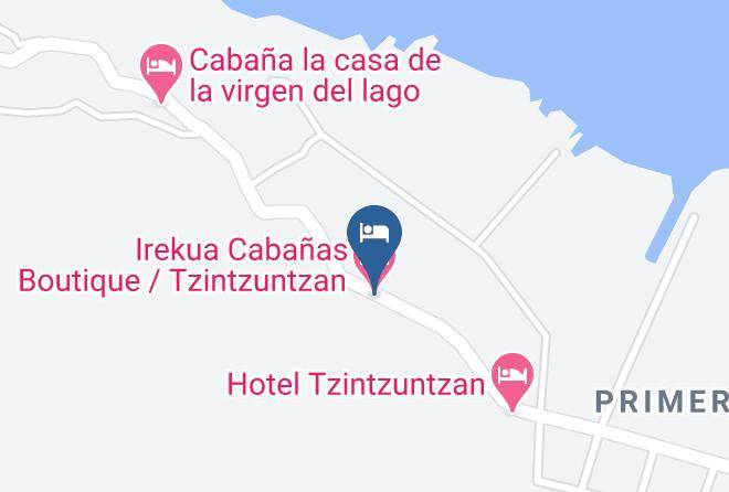 Tzintzuntzan - Cabanas Irekua Maps
