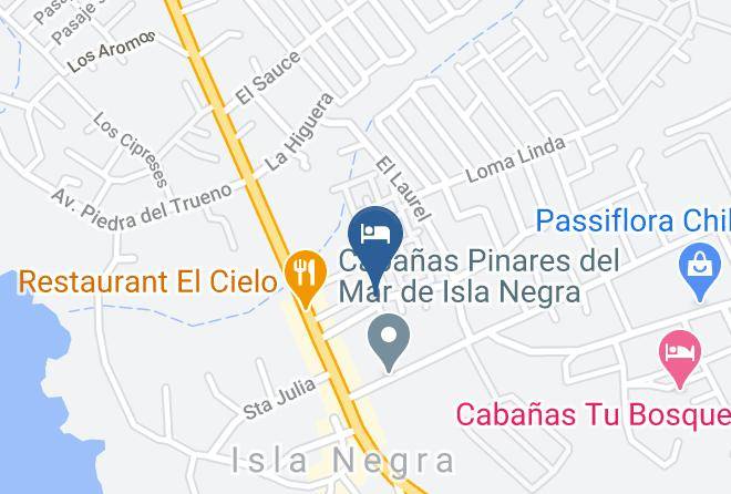 San Antonio Province - Cabanas Isla Negra Maria Cristina Maps