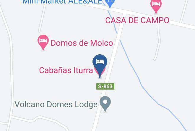 Cautin Province - Cabanas Iturra Maps