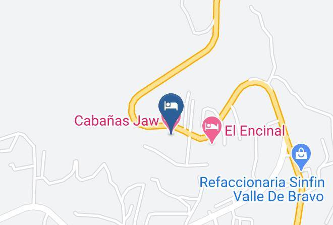 Valle De Bravo - Cabanas Jaw Maps