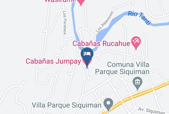 Punilla Department - Cabanas Jumpay Maps