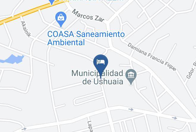 Ushuaia - Cabanas Kaiwet Maps