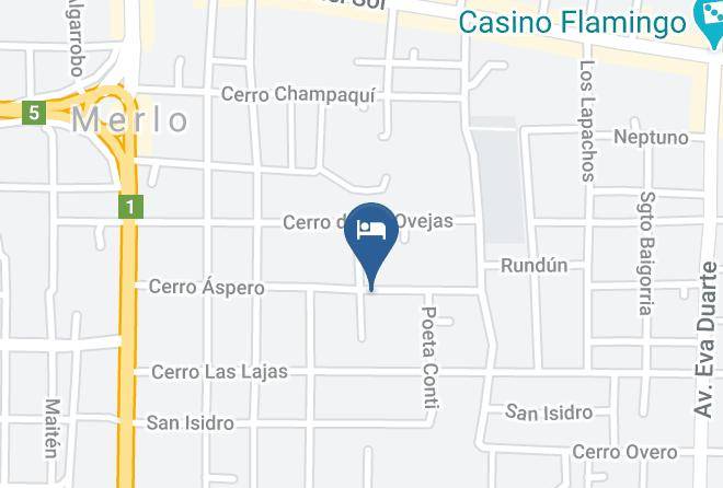 Santa Rosa Dellara - Cabanas Nuevo Merlo Maps